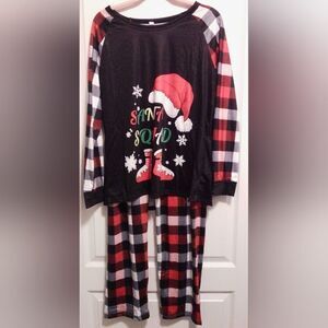 Festive ‘Santa Squad’ Pajama Set - Medium UNISEX